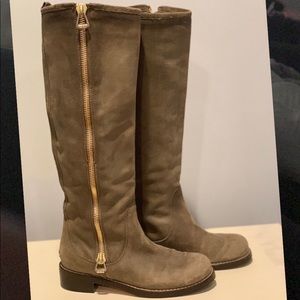 Jimmy Choo Boots - Full Reverse Suede Leather/ roughout